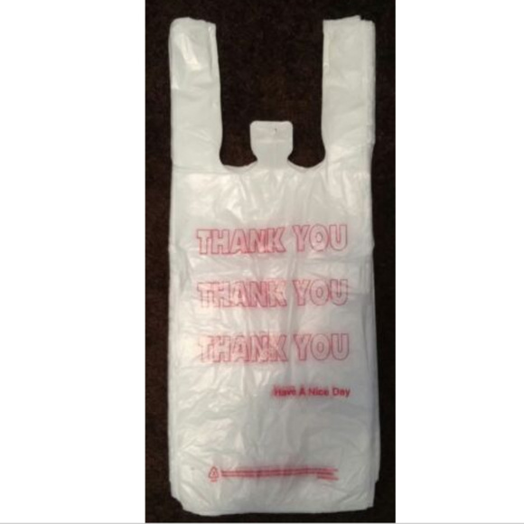 1000 brand new Thank You plastic shopping bags - Picture 1 of 4